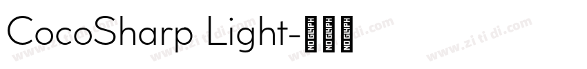 CocoSharp Light字体转换